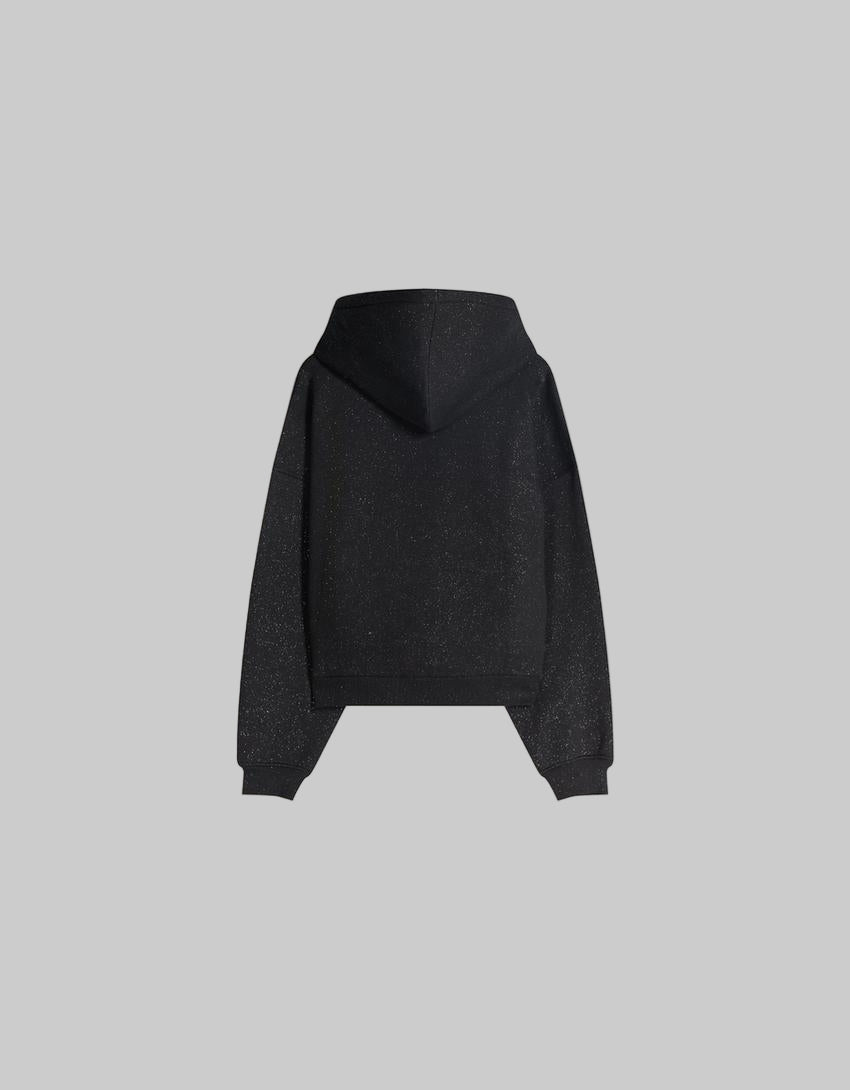 Lumeva - Sudadera con capucha de purpurina