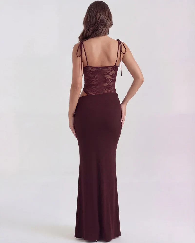 Lumeva - Langes Spitzenkleid