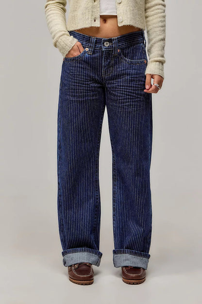 Snowy - Denim Rayas