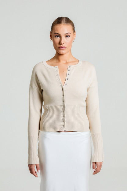Lumeva - Button-down cardigan