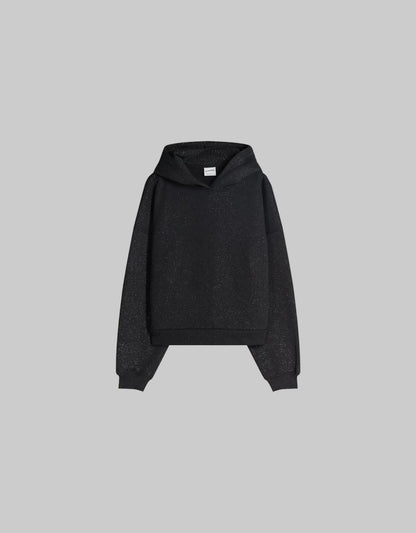 Lumeva - Sudadera con capucha de purpurina