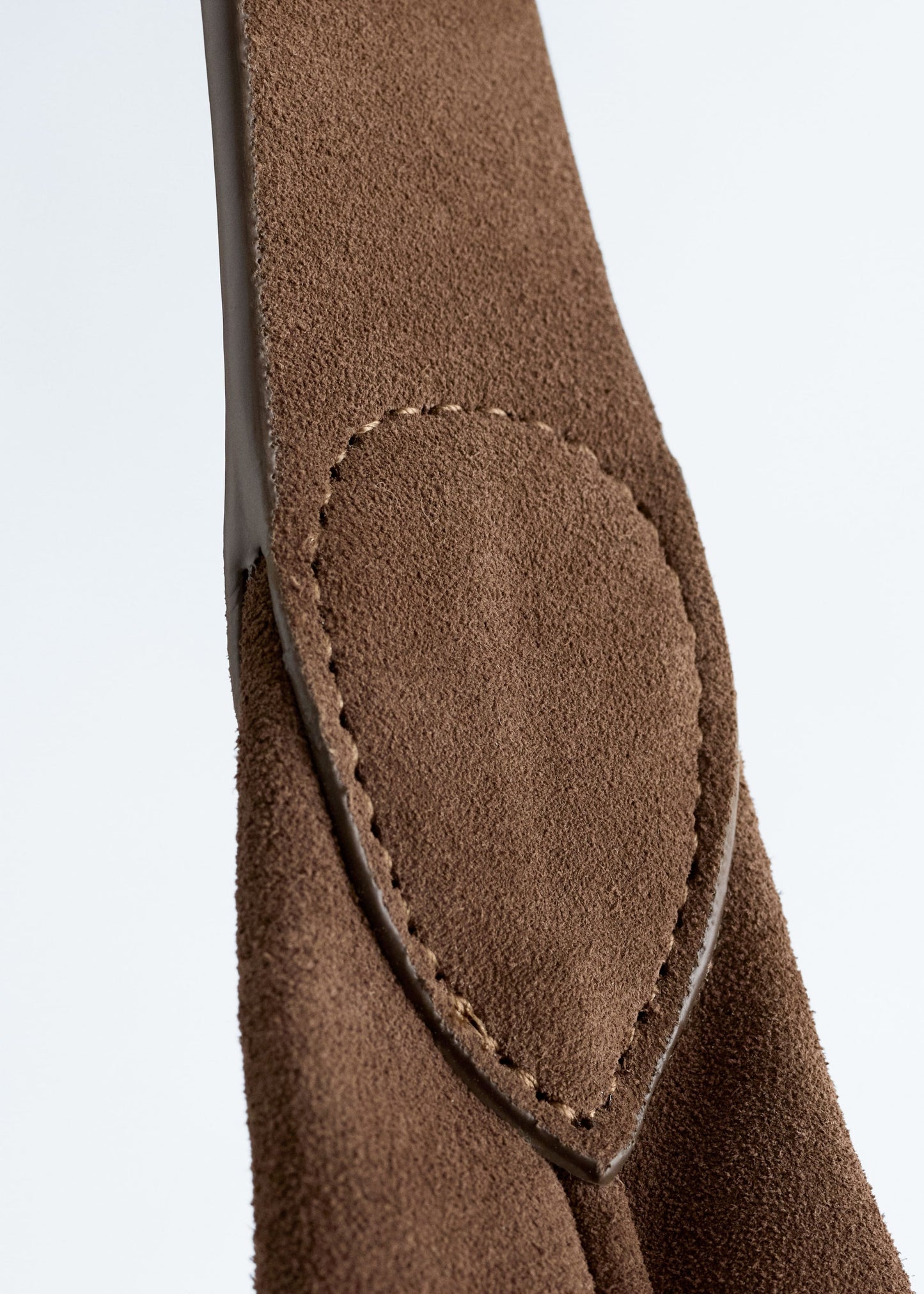 Borsa in pelle scamosciata Snowy