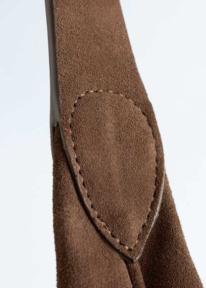 Borsa in pelle scamosciata Snowy