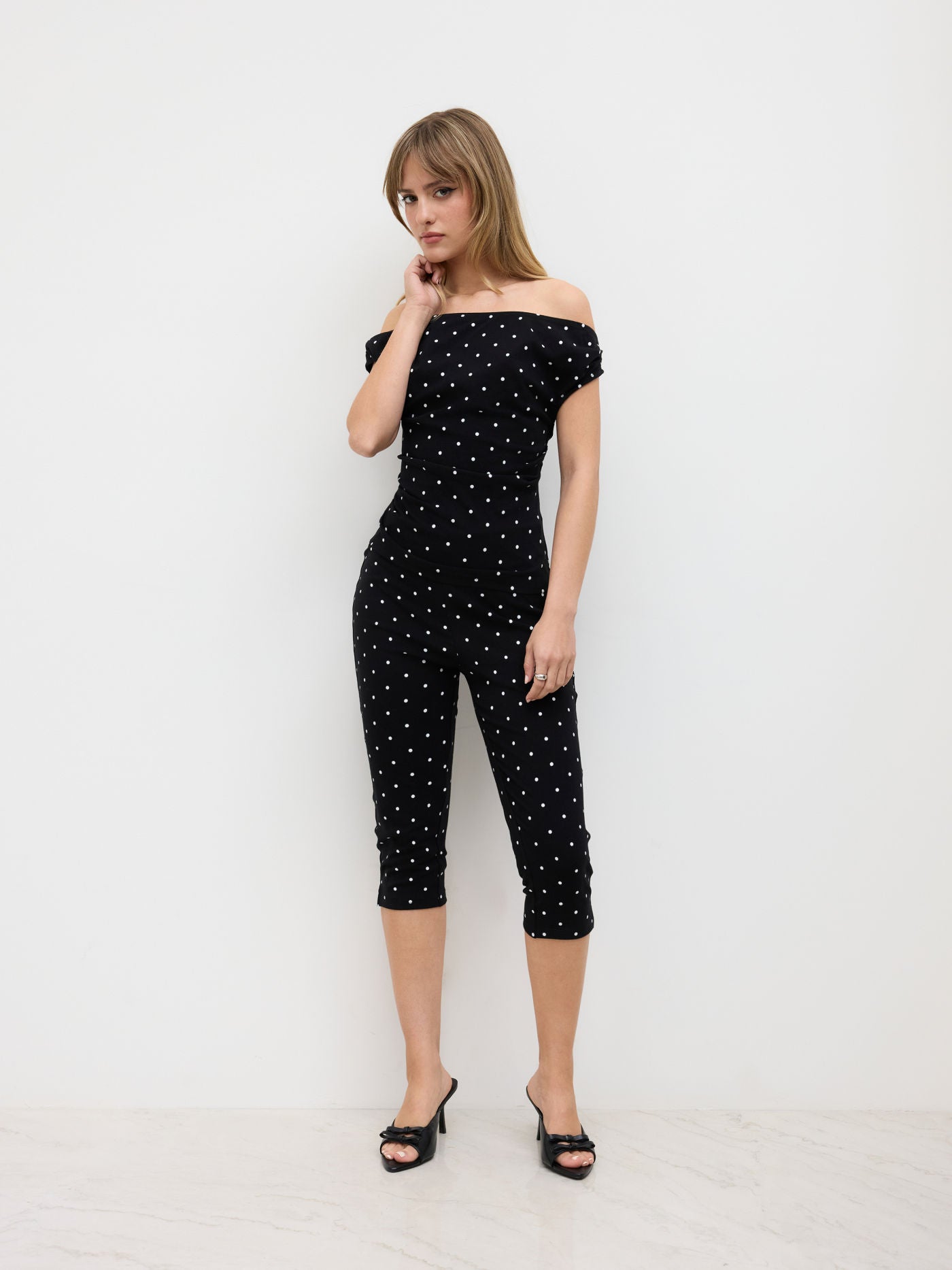Lumeva - Caprihose mit Polka-Dots