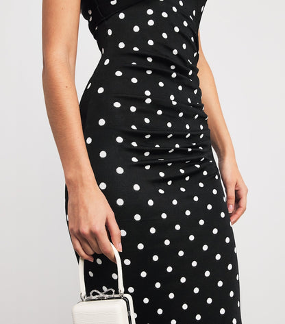 Lumeva - Vestido Maxi Polka Dot Glamour