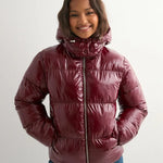 Lumeva - Casaco de Penas Brilhante