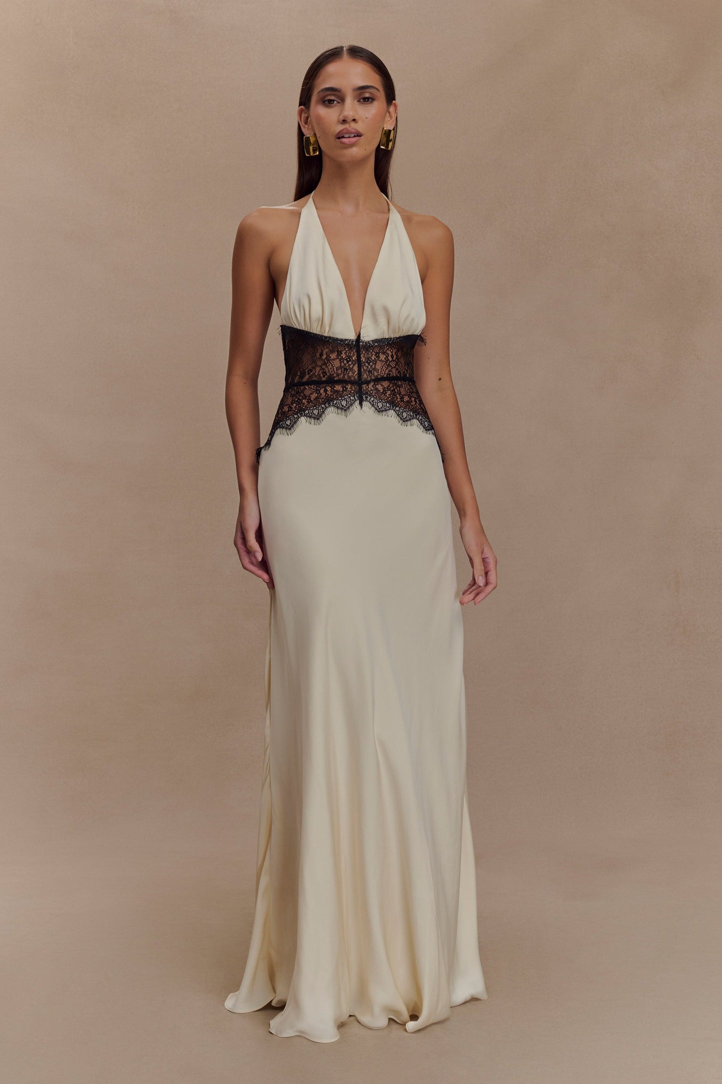 Lumeva - Vestido Maxi Satén Lace