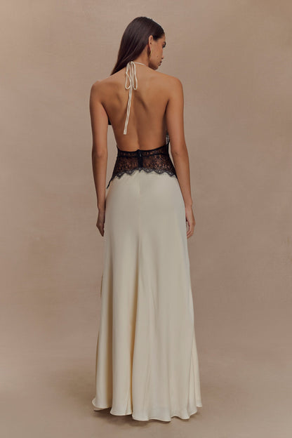 Lumeva - Vestido Maxi Satén Lace