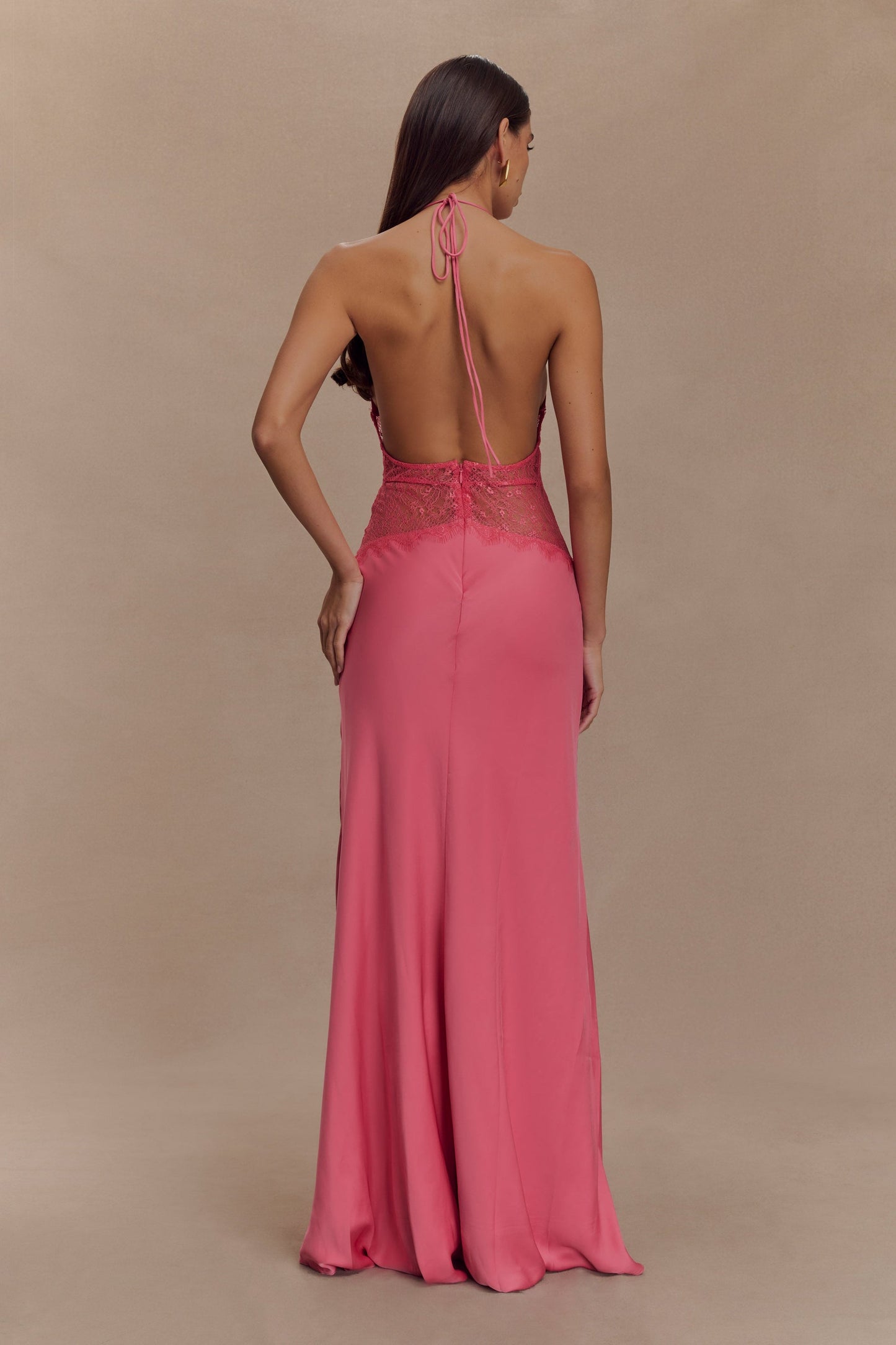 Lumeva - Vestido Maxi Satén Lace