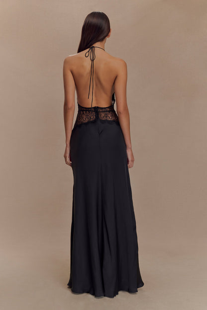 Lumeva - Vestido Maxi Satén Lace