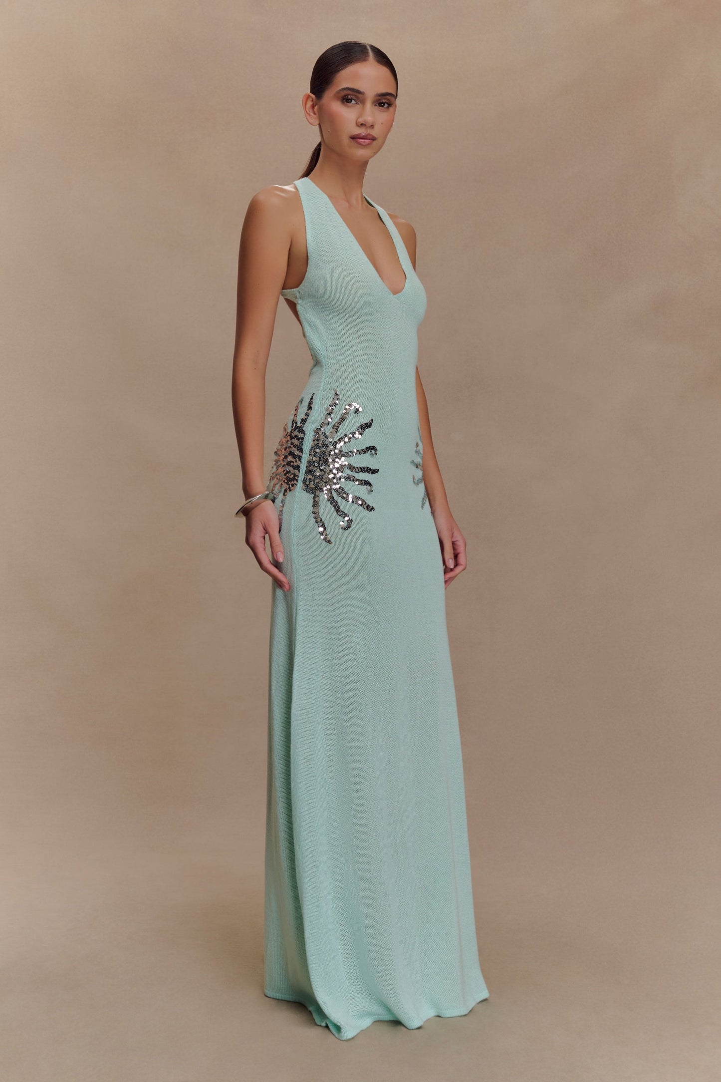 Lumeva - Vestido Maxi Sol con Lentejuelas