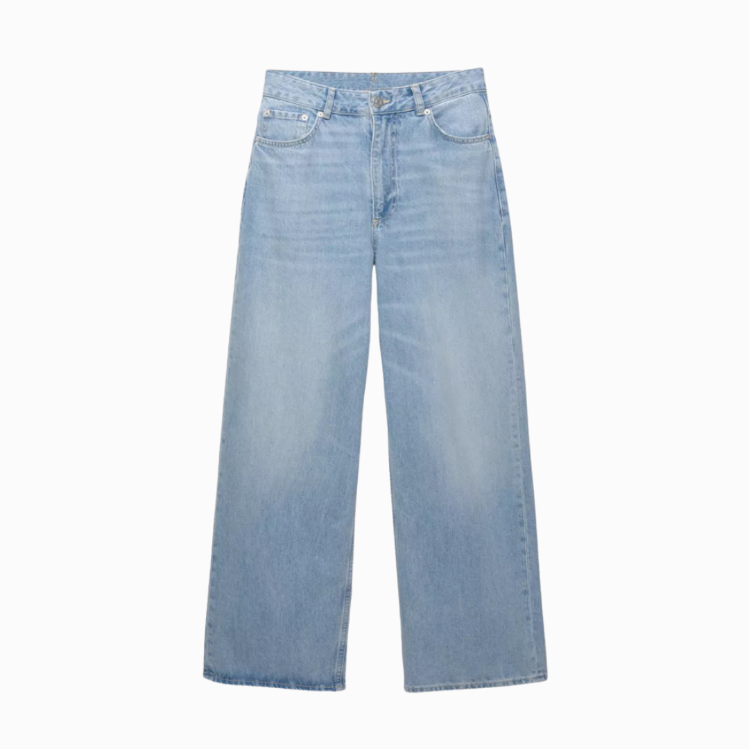 Lumeva - Vaqueros wide leg de cintura alta