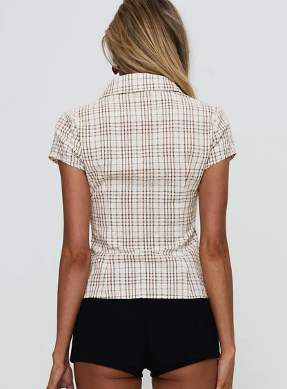 Lumeva - Blusa a cuadros
