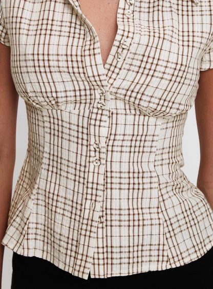 Lumeva - Blusa a cuadros