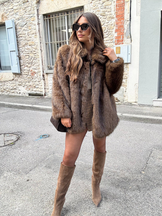 Lumeva - Chaqueta de Peluche