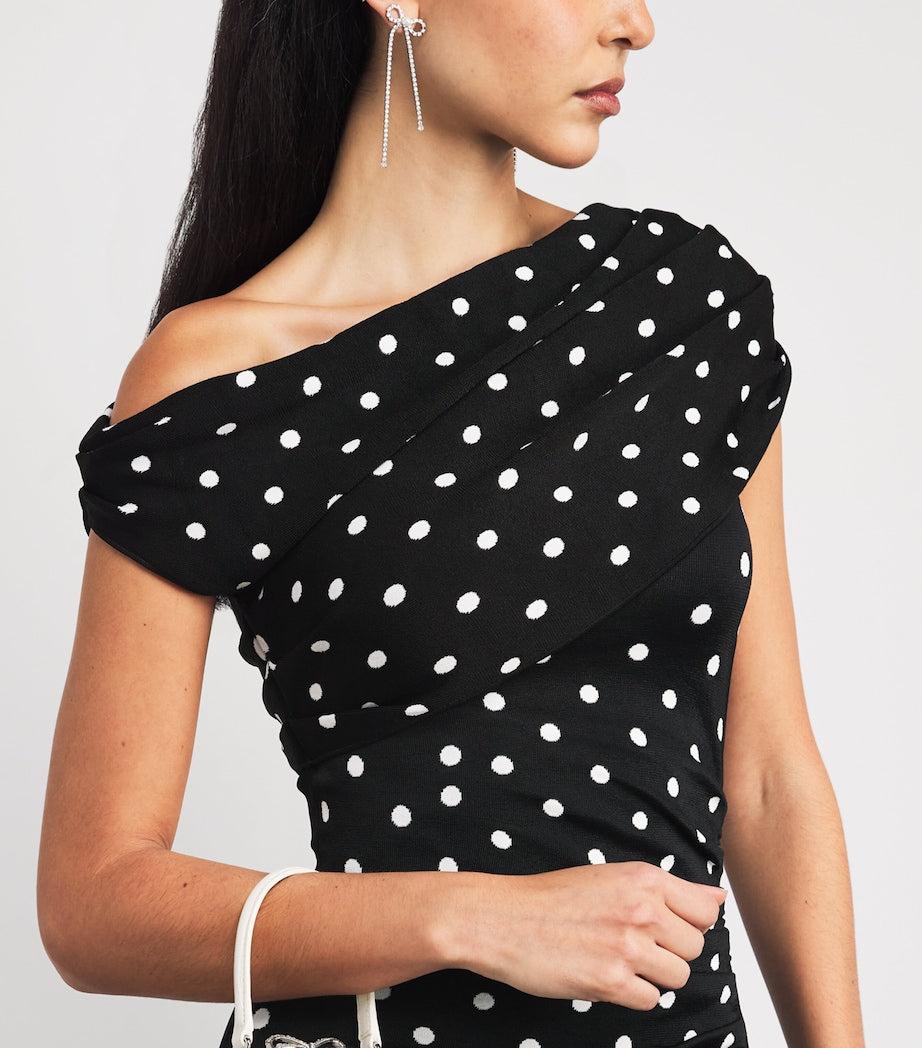 Lumeva - Vestido Maxi Polka Dot Glamour