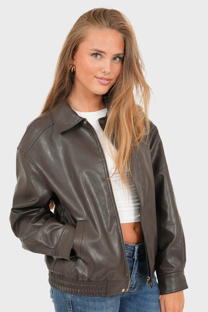 Lumeva-Blazer en cuir