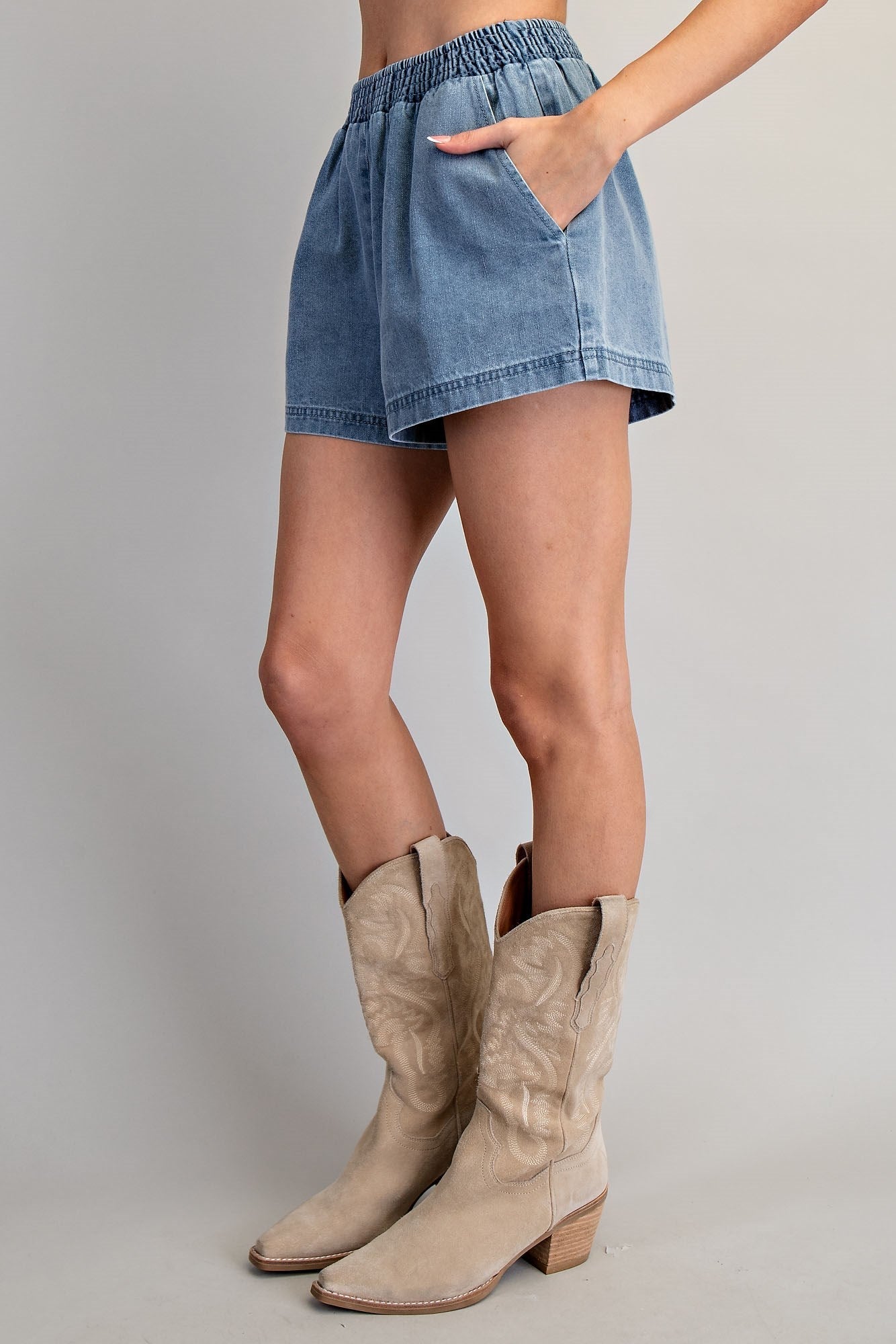 Lumeva - Conjunto de shorts vaqueros