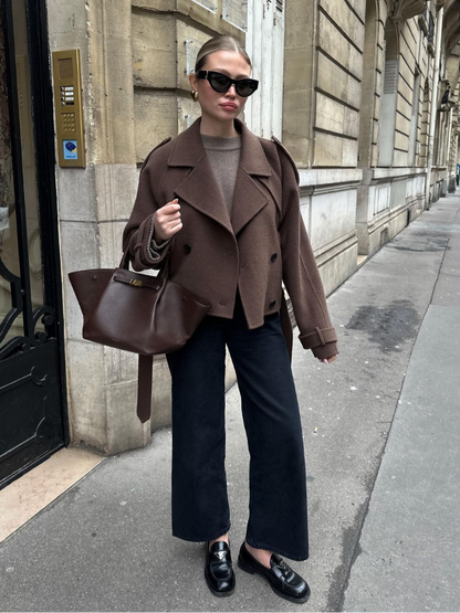 Lumeva - Belted Wool Coat