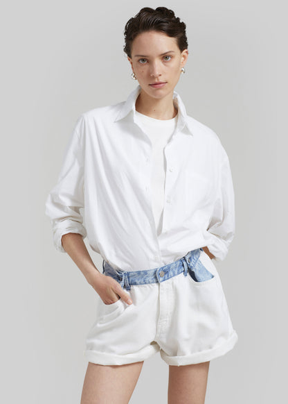 Lumeva - Short vaquero contrastado