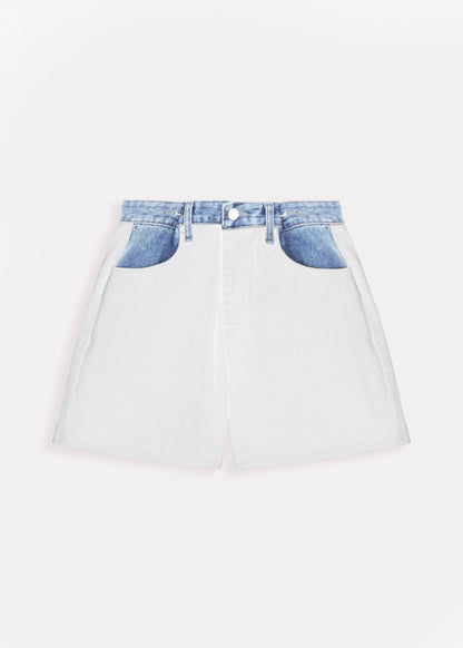 Lumeva - Short vaquero contrastado