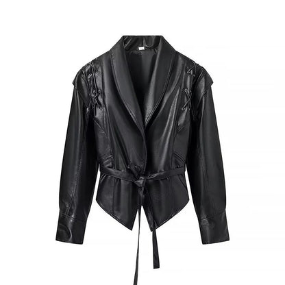 Lumeva - Leather Corset Jacket
