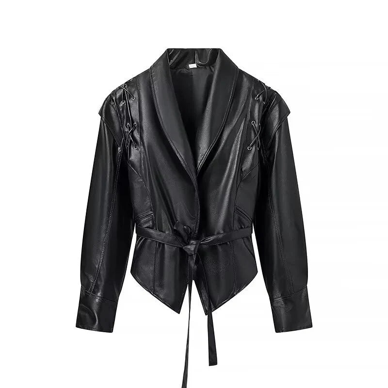 Lumeva - Chaqueta Corset de Cuero