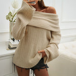 OFF-SHOULDER SWEATER