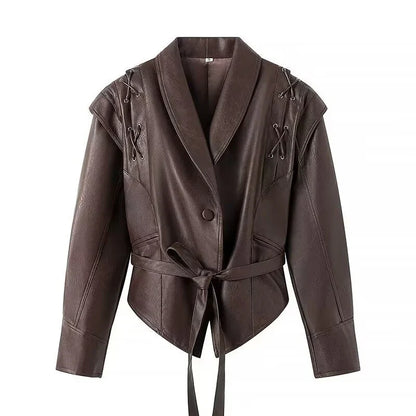 Lumeva - Chaqueta Corset de Cuero