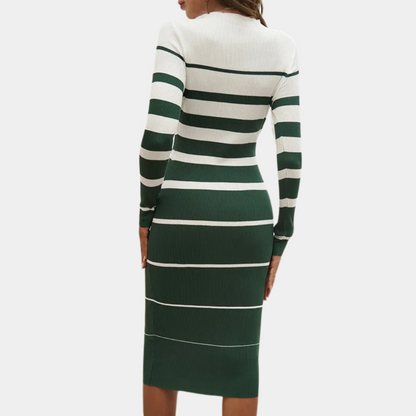Lumeva-Robe rayée chic