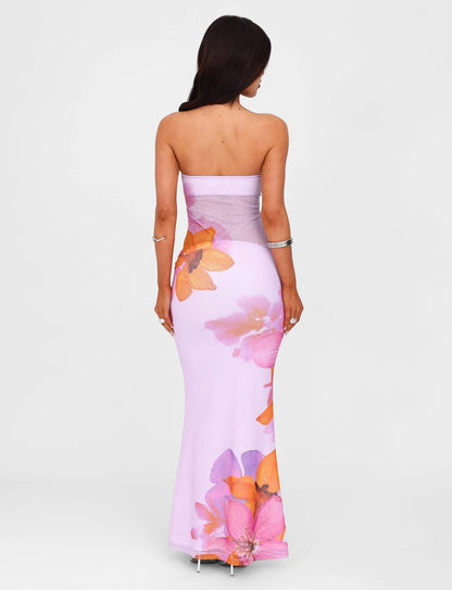 Lumeva - Vestido Maxi Bustier Poppy