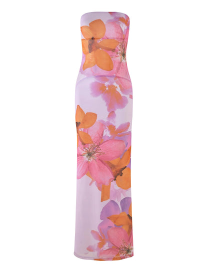 Lumeva - Vestido Maxi Bustier Poppy