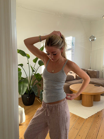 Lumeva - Striped Linen Pants