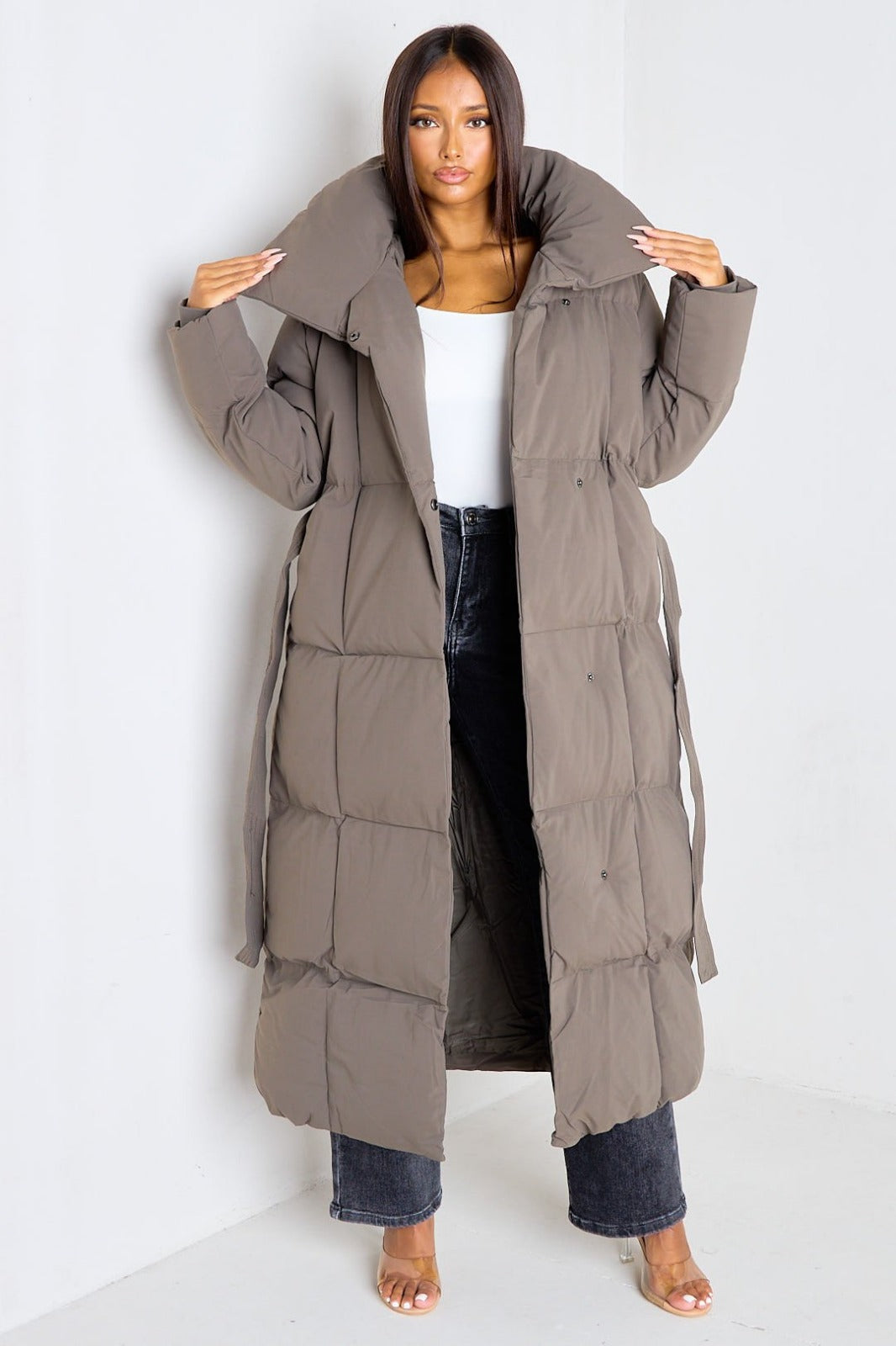 Lumeva - Casaco comprido almofadado