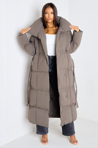Lumeva - Casaco comprido almofadado