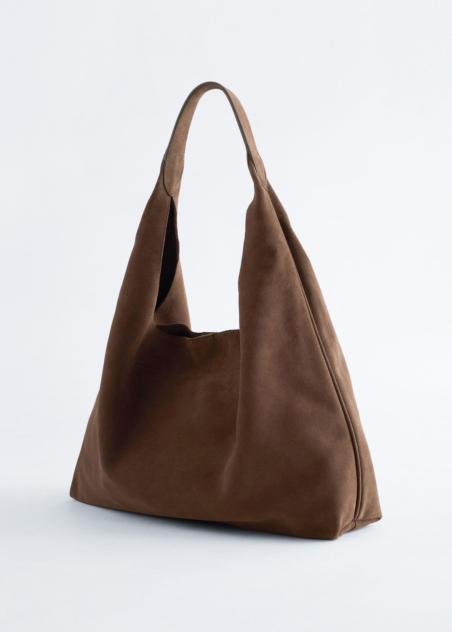 Borsa in pelle scamosciata Snowy