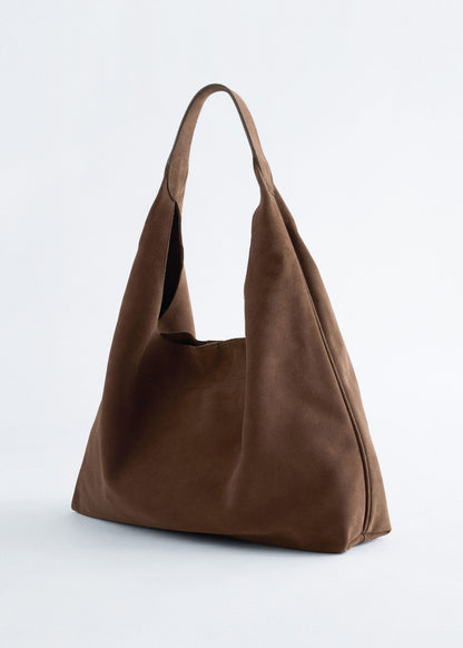 Borsa in pelle scamosciata Snowy