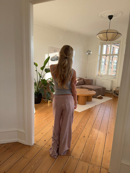 Lumeva - Striped Linen Pants