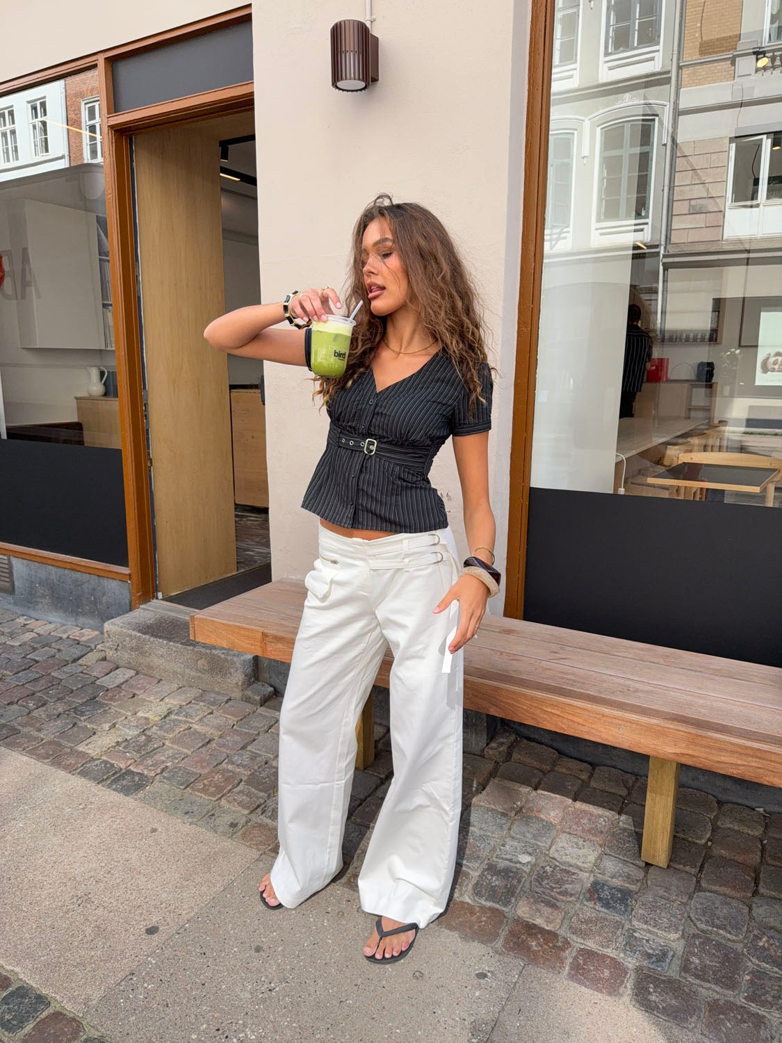 Lumeva - Pantalón Detalle Cinturón