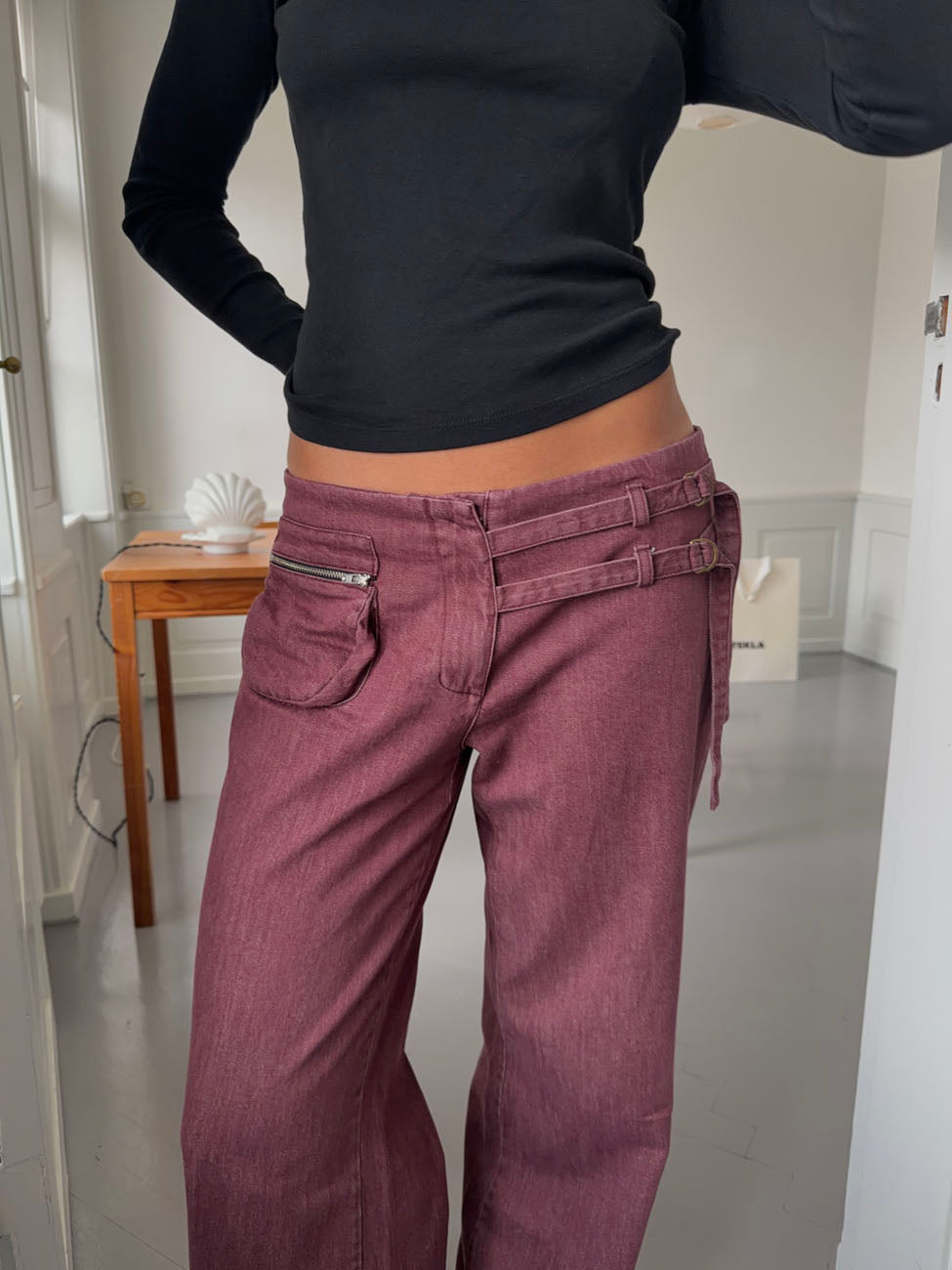 Lumeva - Pantalón Detalle Cinturón