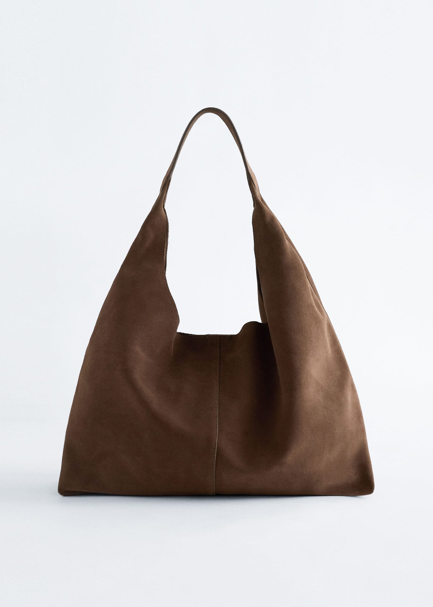Borsa in pelle scamosciata Snowy