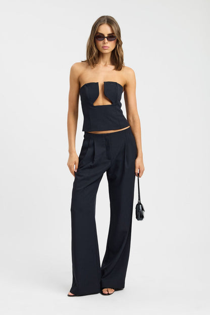 Lumeva - Top bustier ajustado sin tirantes