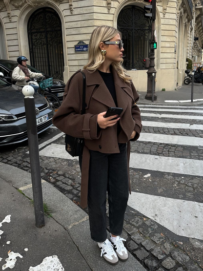 Lumeva - Belted Wool Coat