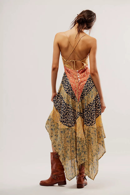 Lumeva - Vestido largo con estampado floral